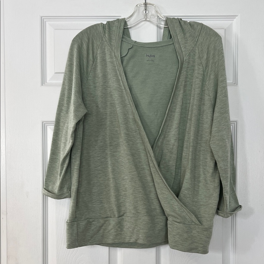 Hyba Women's Sage Green Cardigan